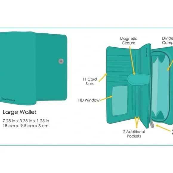 Charming Cow Print Wallet - Picture 3 of 3